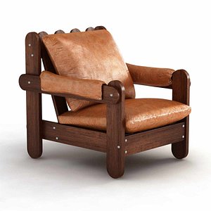 3D chair vintage century model