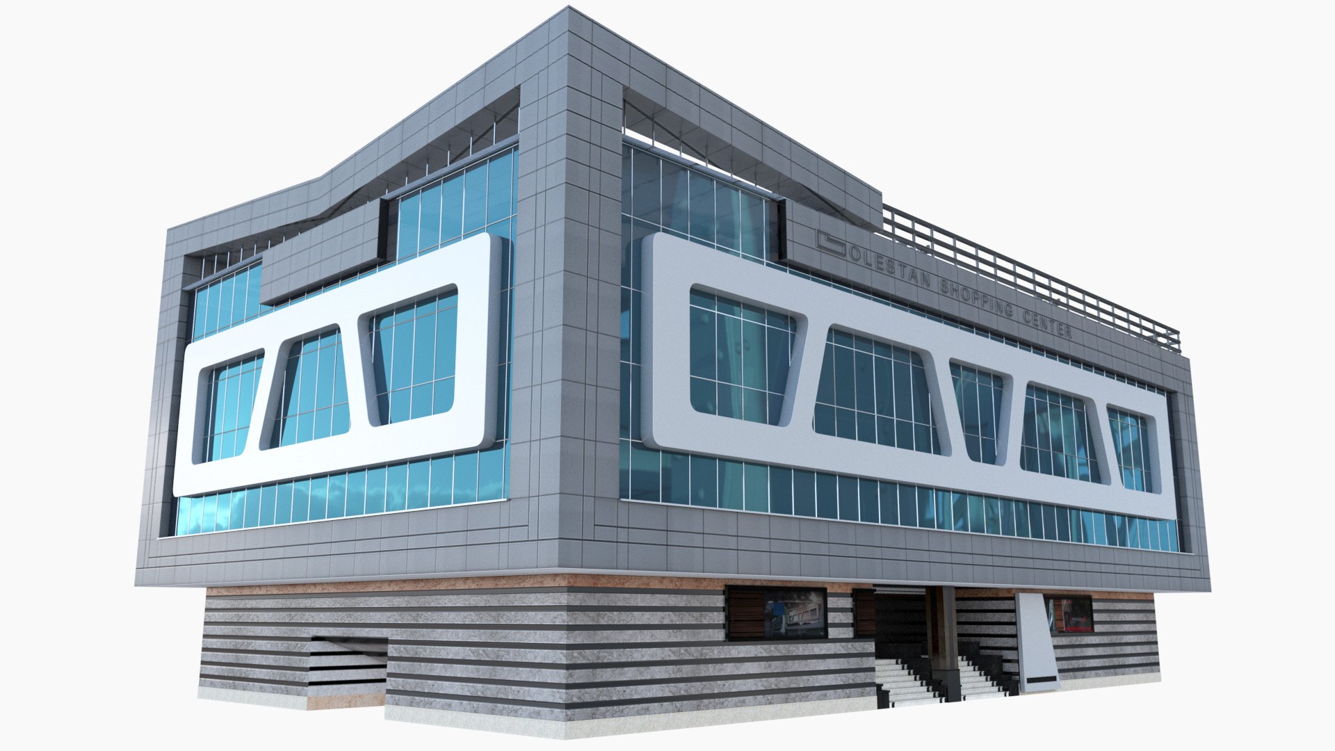 Shopping Mall 3D Model - TurboSquid 1623443