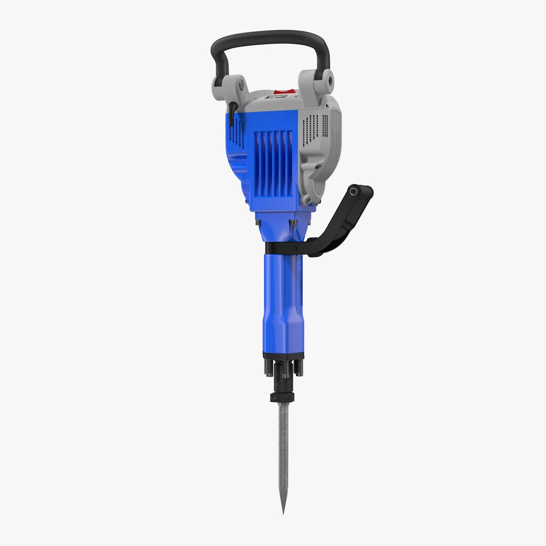 Demolition Jack Hammer 3D model preview