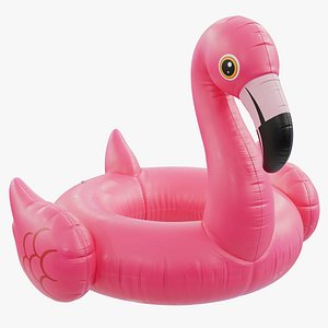 Pink Flamingo Pool Raft Float Toy model