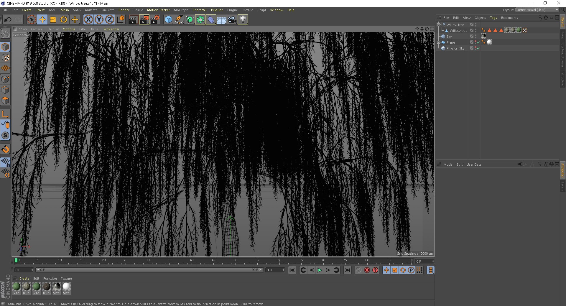 Willow Tree 3D Model - TurboSquid 1401225