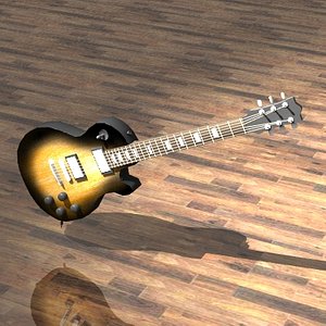les paul guitar studio 3d 3ds
