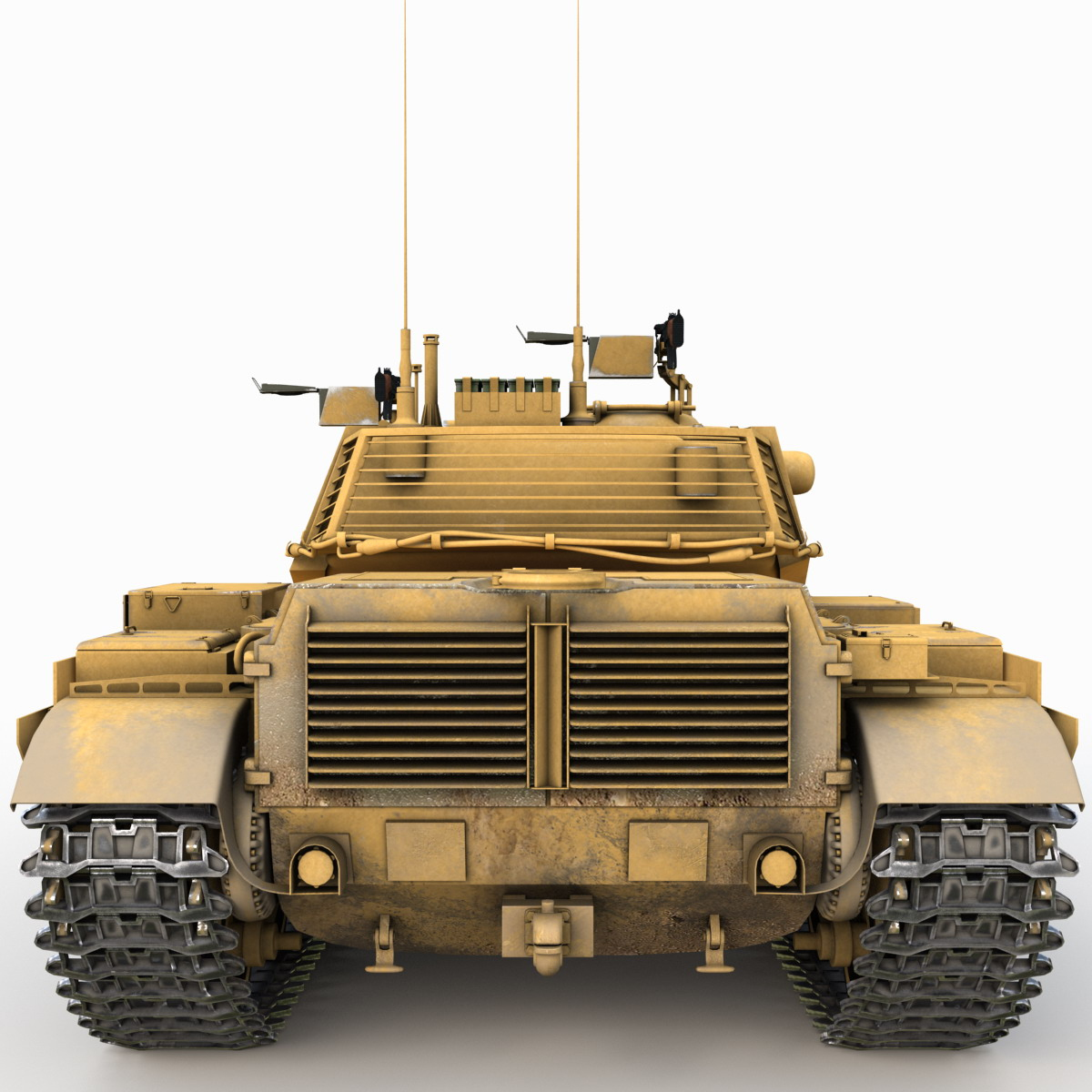 3d Model Main Battle Tank Sabra