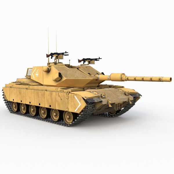 3d model main battle tank sabra