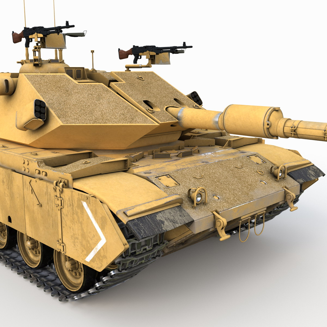 3d Model Main Battle Tank Sabra