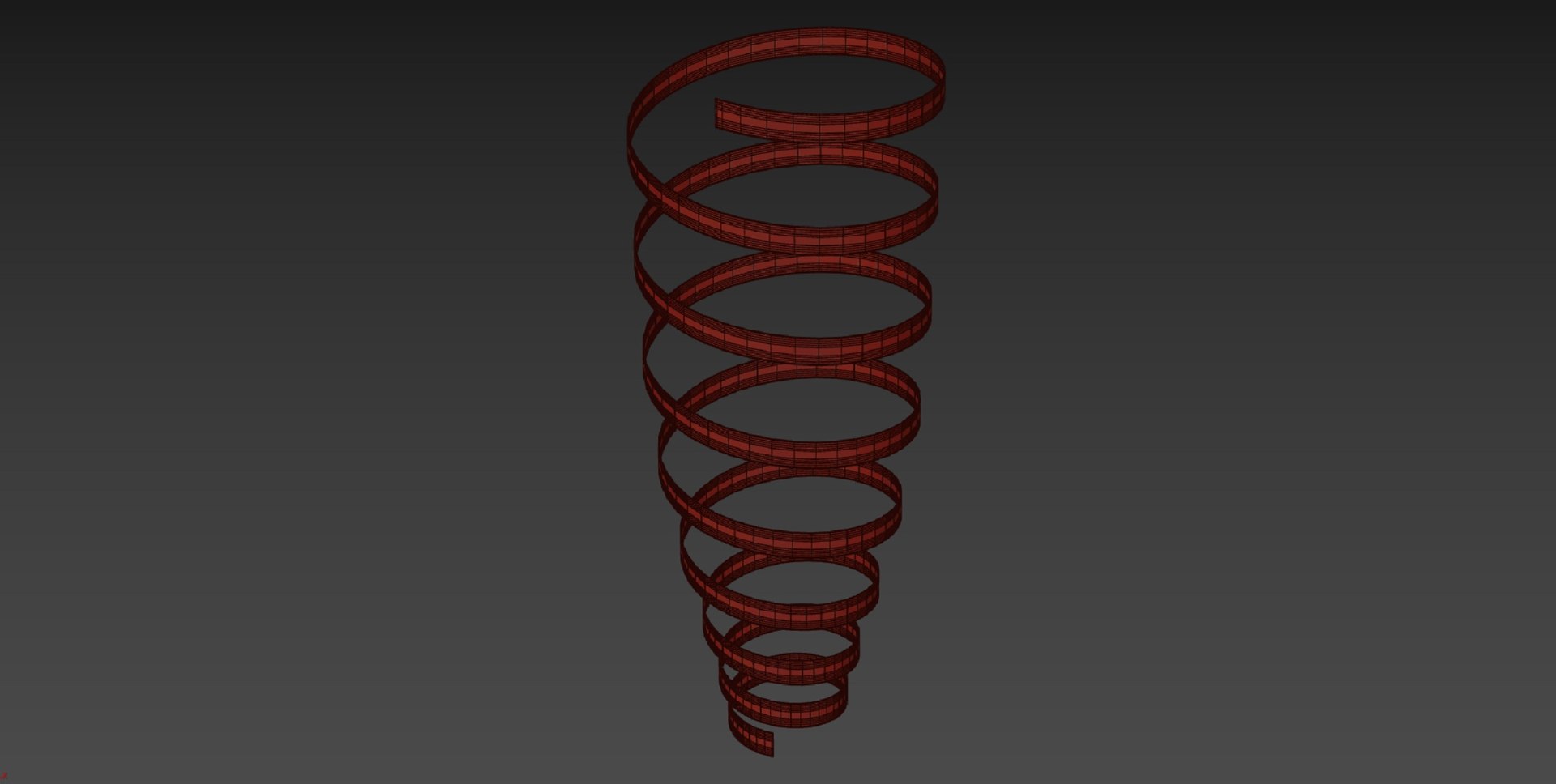 3D Model Curly Ribbon - TurboSquid 1875639