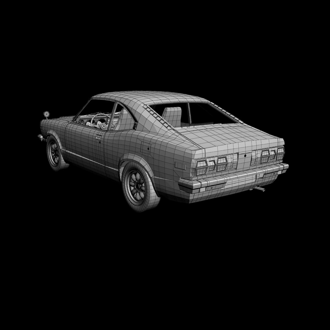 1974 Mazda Rx3 Savanna 3D Model - TurboSquid 1379228