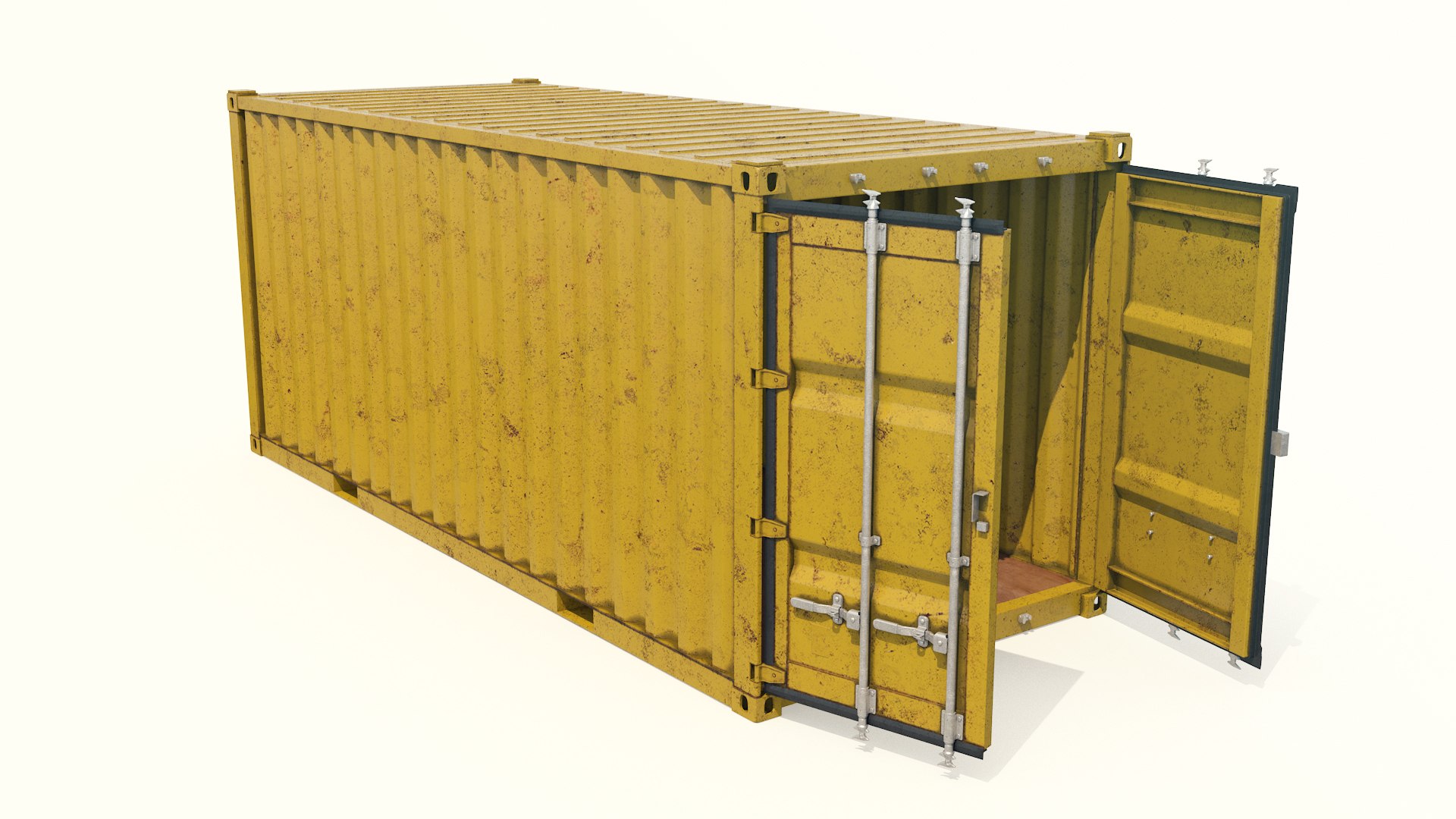 3D container 20 ft model - TurboSquid 1690408