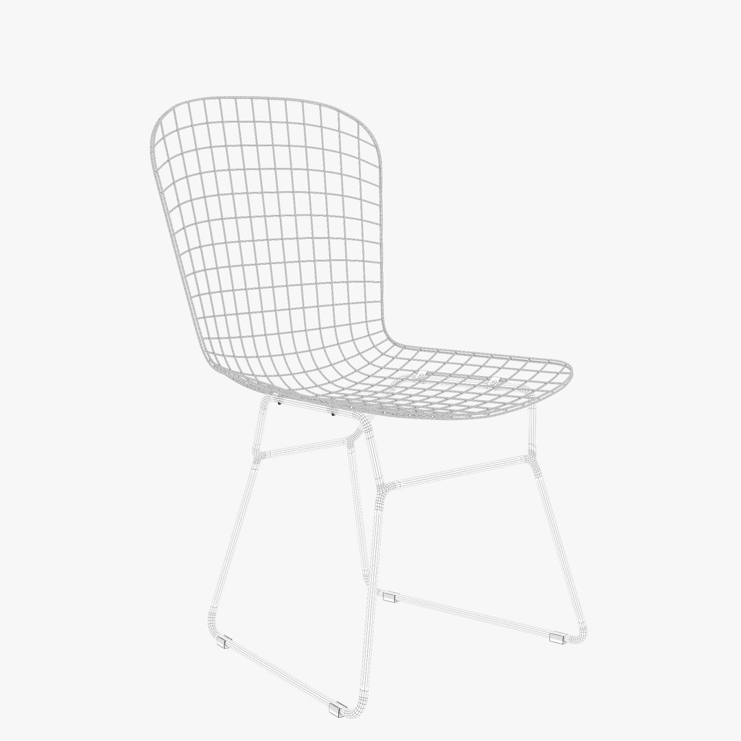 Wire Chairs 3D Model - TurboSquid 1456209