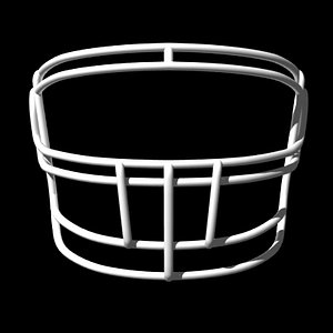 3d facemasks football helmet model