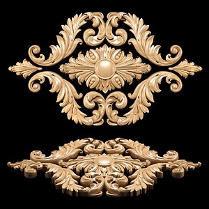 Classic style wood carving