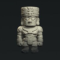 Xolotl Sentinel  Ancient Stone Guardian Sculpture