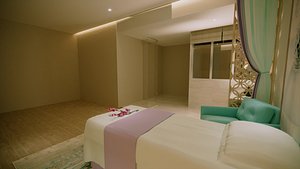 Asian style massage room 3D model scene