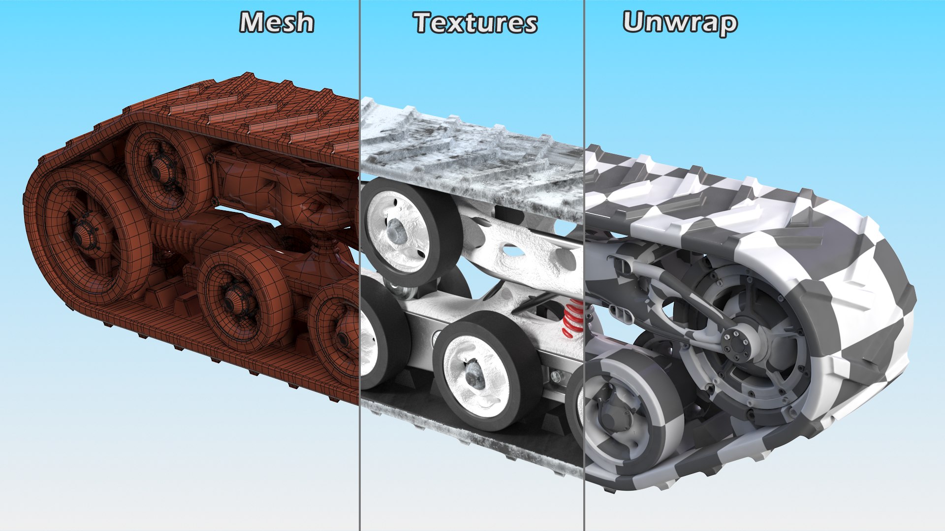 3D Snowy Arctic Engine Track model - TurboSquid 2133756