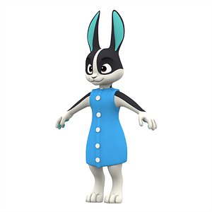 3D Rabbit Dotty