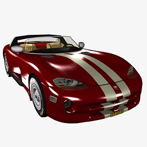 3d viper rt-10 1992-1995 car model