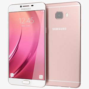 realistic samsung galaxy c7 3d model