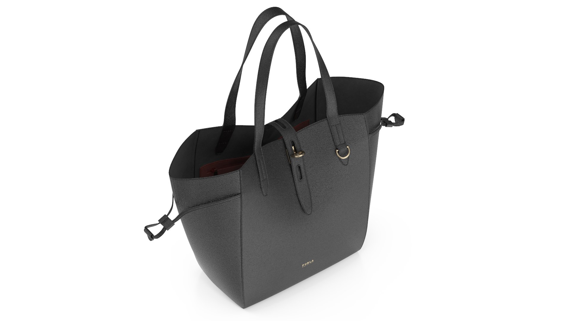 Shopping Bag Furla Net Nero 3D model preview