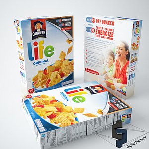 original life cereal box 3d 3ds