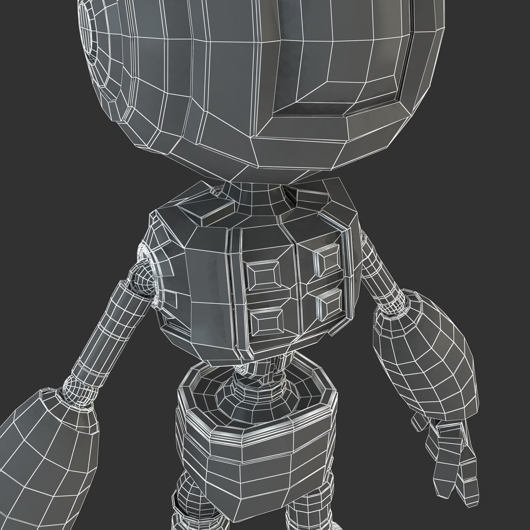 Robot Android Droid 3d Max