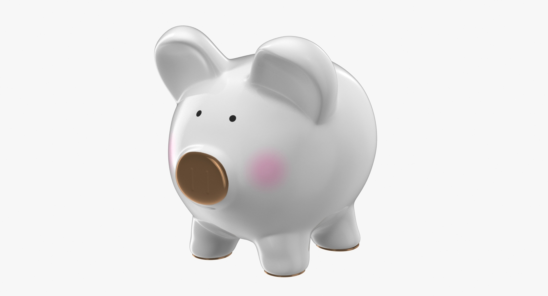 Grey piggy bank on sale