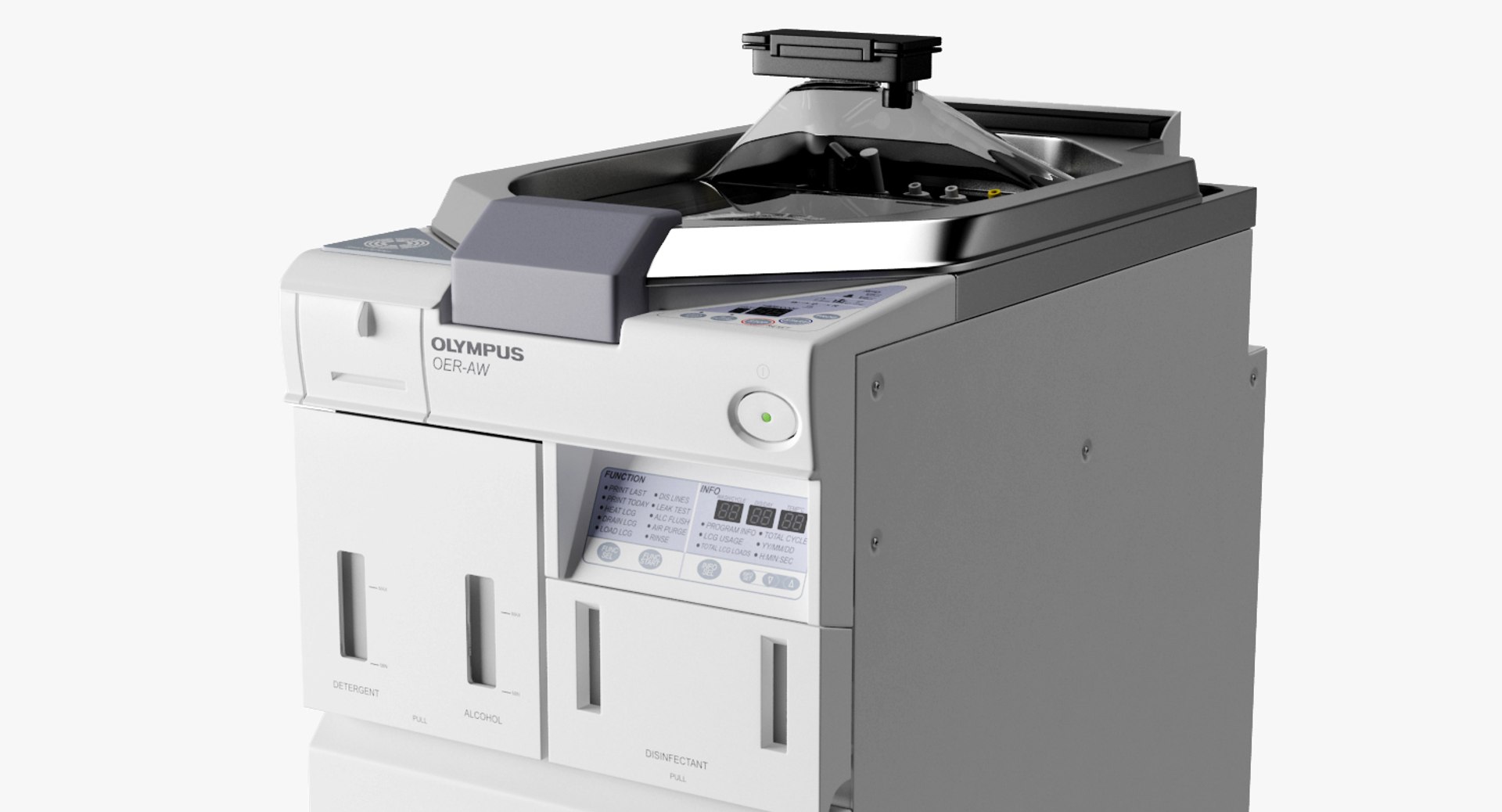 3D Model Olympus Endoscope Reprocessor TurboSquid 1191123