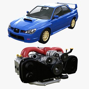 Subaru Impreza WRX STI 2007 and Boxer Engine