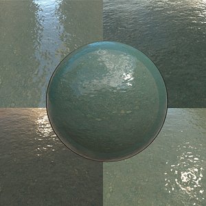 River Water Textures 3D model