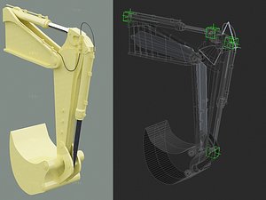 robotic arm rigged 3d max