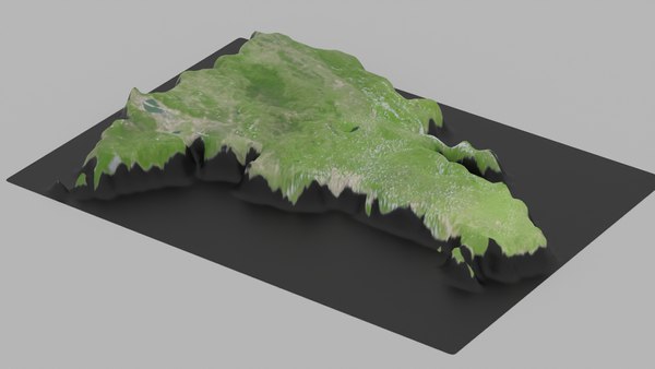modelo 3d República Dominicana Mapa País - TurboSquid 2075794