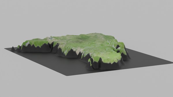 modelo 3d República Dominicana Mapa País - TurboSquid 2075794