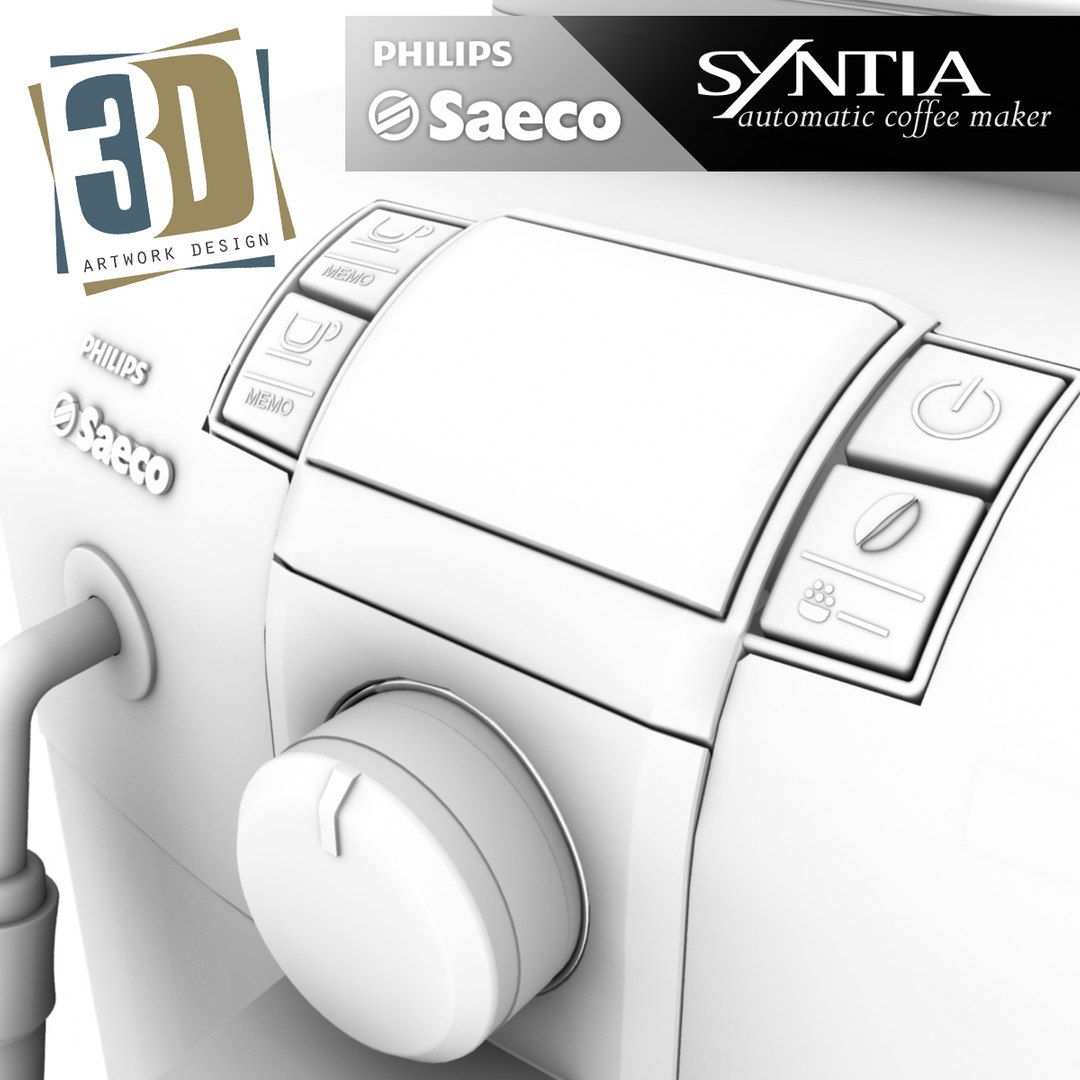 Saeco Machines Design 3d Model