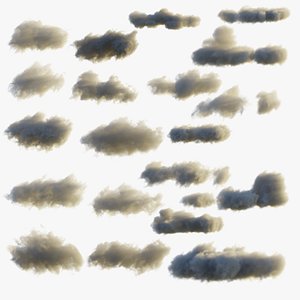 20 Moving Volumetric Clouds for Blender