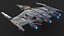 Navio Estelar Modelo 3D