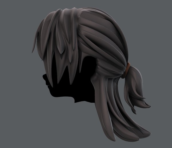 Hair Style Girl V28 3d Model Turbosquid 1308359 1069