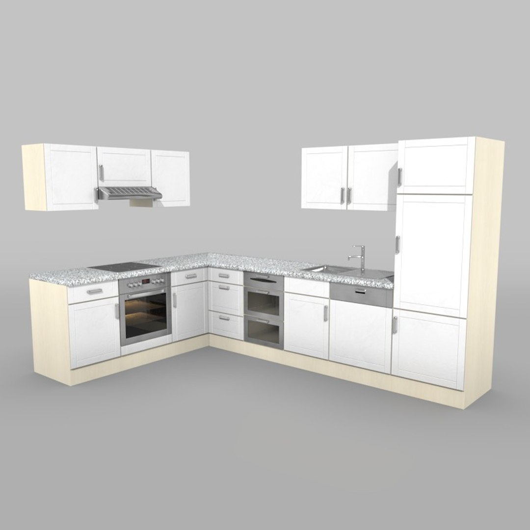 Kitchen Textur 3d Model