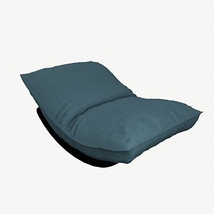 Bean Bag  Fabric Chair 01 3D model