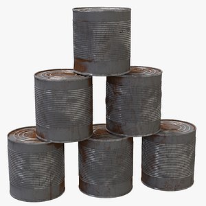 3D model Tin Can Knockdown