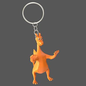 Dragon v1 Keychain 3D model