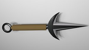 3D model minato raijin kunai