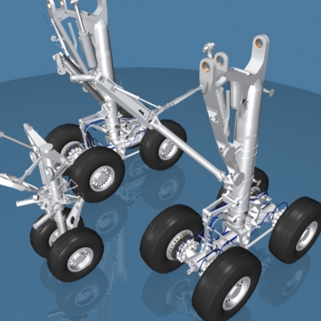 Airbus A330 Landing Gear 3d Model