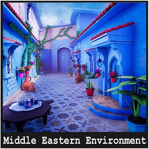 3D Middle Eastern Street  Modular Package  50 Assets