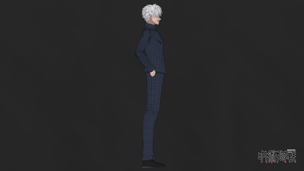 modelo 3d Joven Gojo Satoru - Jujutsu Kaisen - TurboSquid 2351038