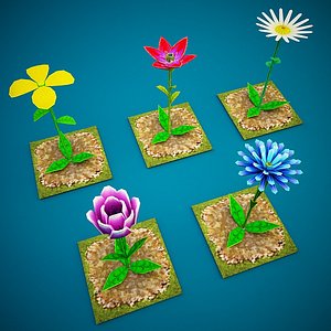 Flower Set for Games