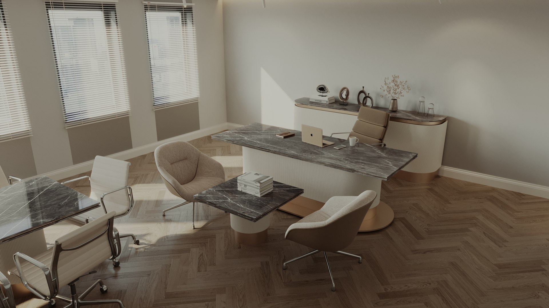 Manager Room Furnitures 3D - TurboSquid 2169393