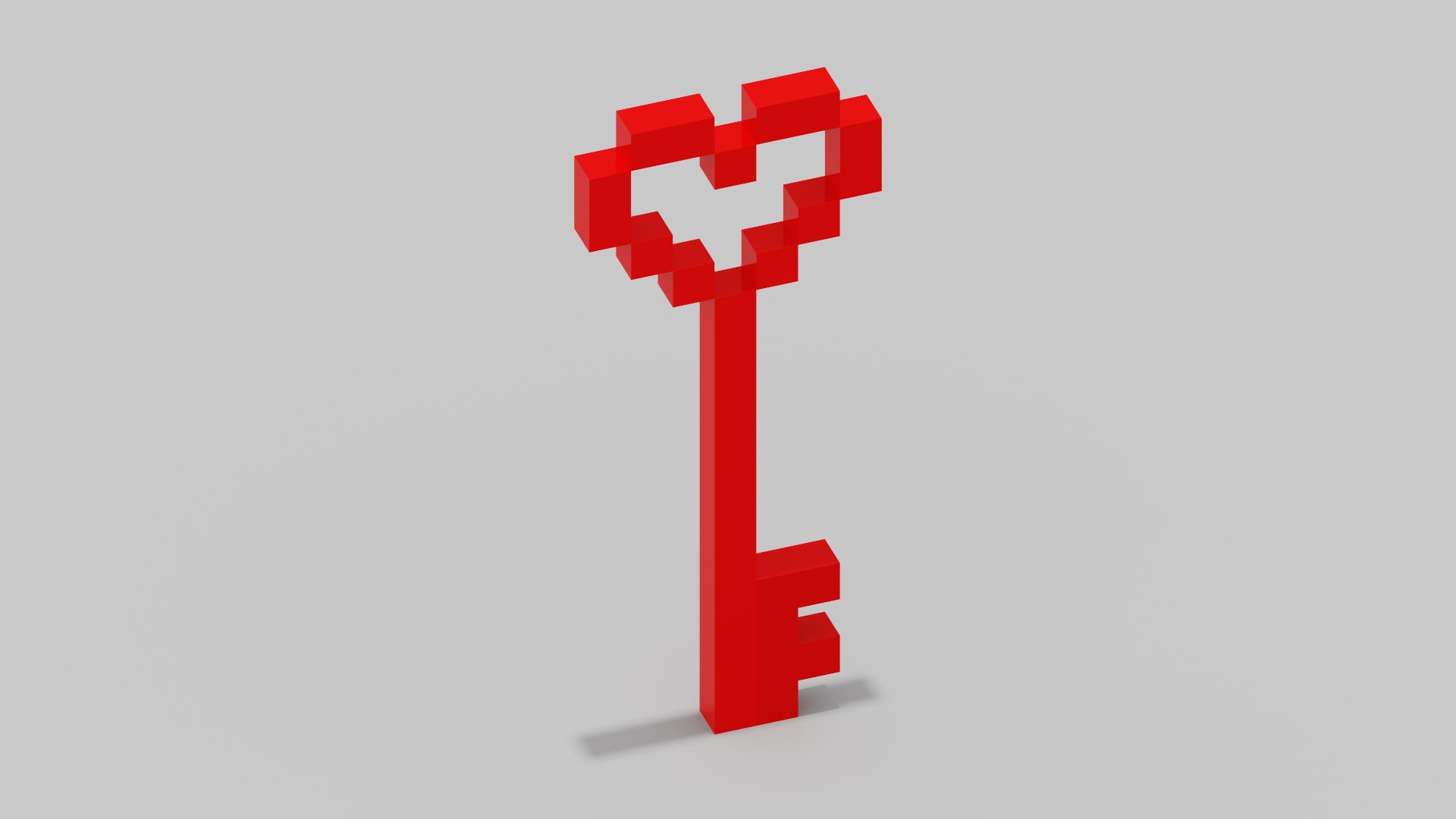 3D Love Key - TurboSquid 2184042