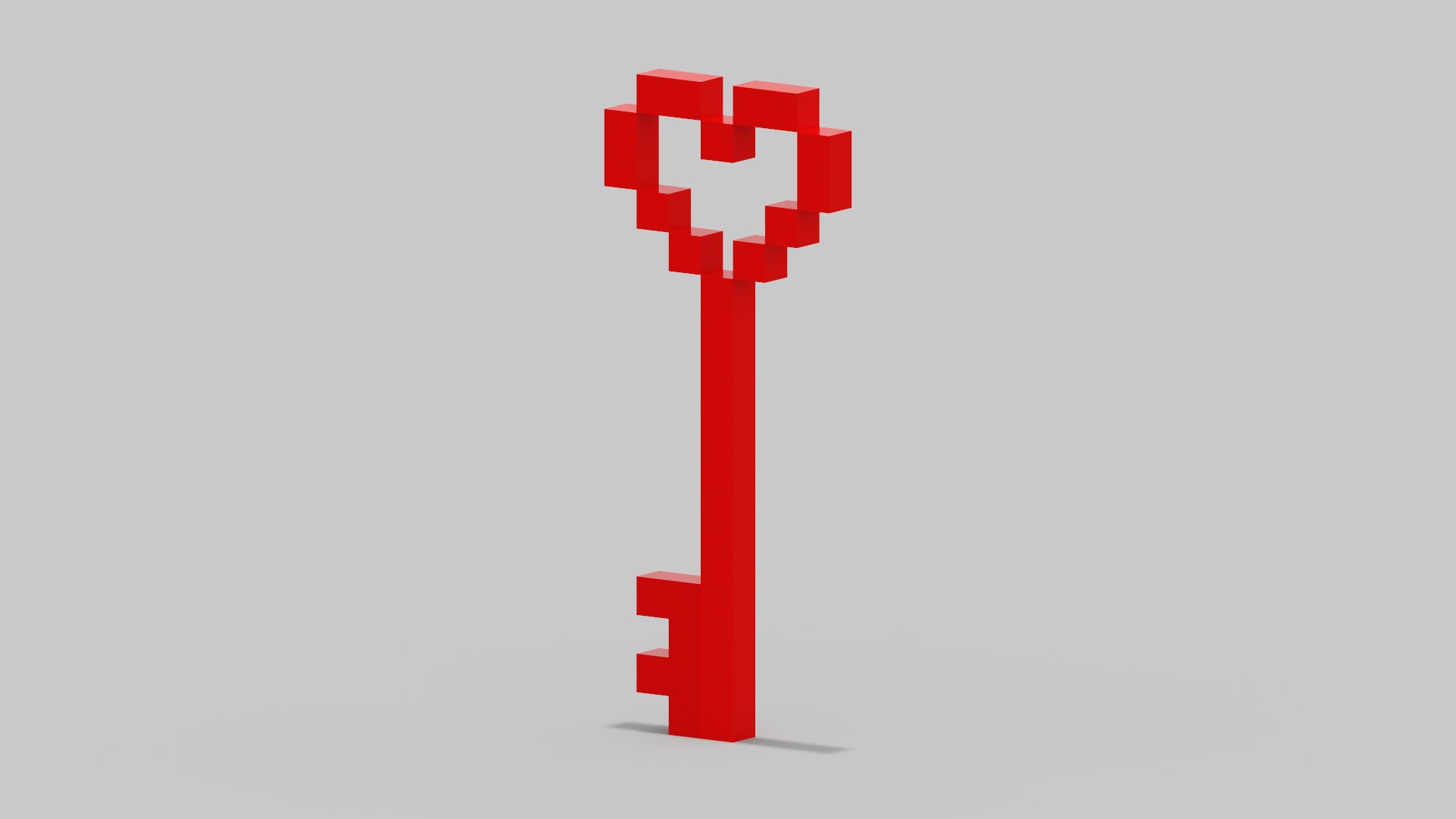 3D Love Key - TurboSquid 2184042
