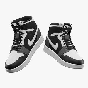 Air Jordan Nike shoes - 05 3D model