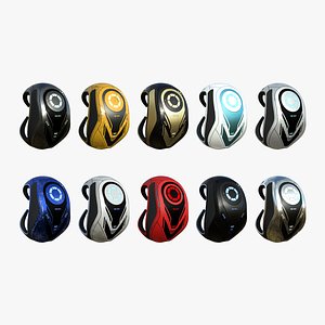 10 SciFi Backpack G Collection - Fashion Character Design 3D model