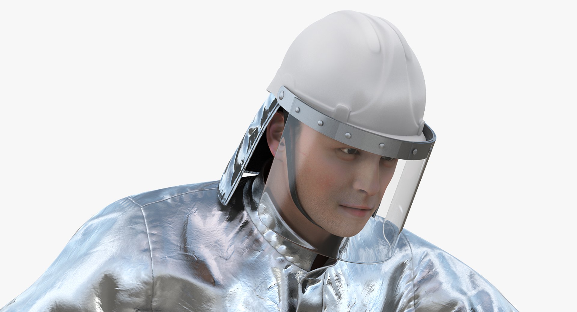 3D firefighter wearing aluminized chemical model https://p.turbosquid.com/ts-thumb/wF/5wcY9G/1Plun3OZ/firefighterwearingaluminizedchemicalprotectivesuitriggedmb3dmodel09/jpg/1504606824/1920x1080/fit_q87/d79793e8782902c8a6a170fa56b9286187841027/firefighterwearingaluminizedchemicalprotectivesuitriggedmb3dmodel09.jpg